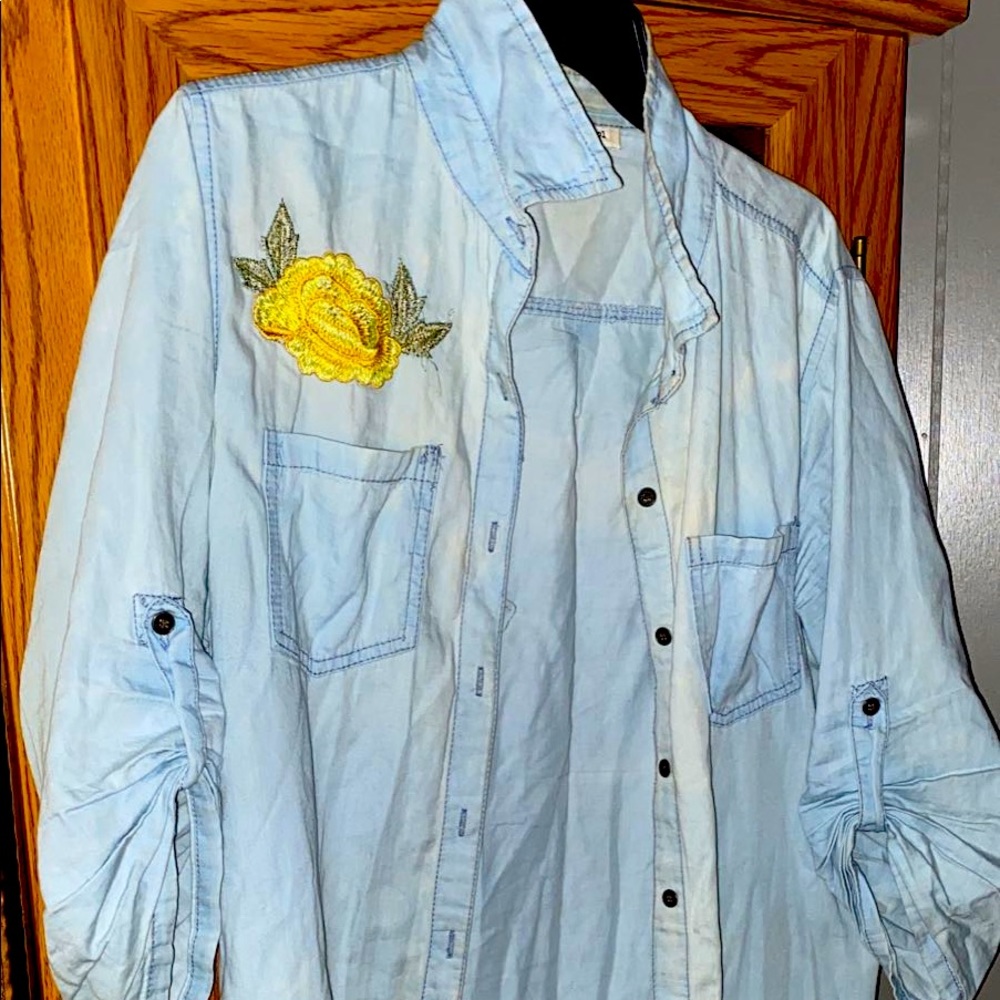 Denim Button-up